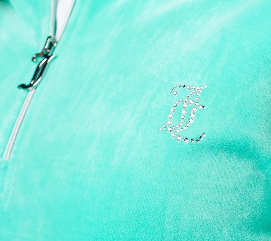 Juicy Couture Luxe Velour Pullover Hoodie